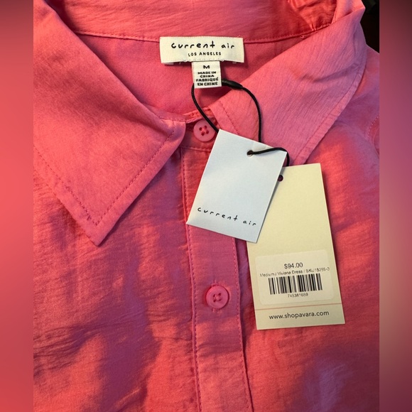 Avara Current Air Viviana Hot Pink Dress Size Medium New with Tags - Picture 8 of 10